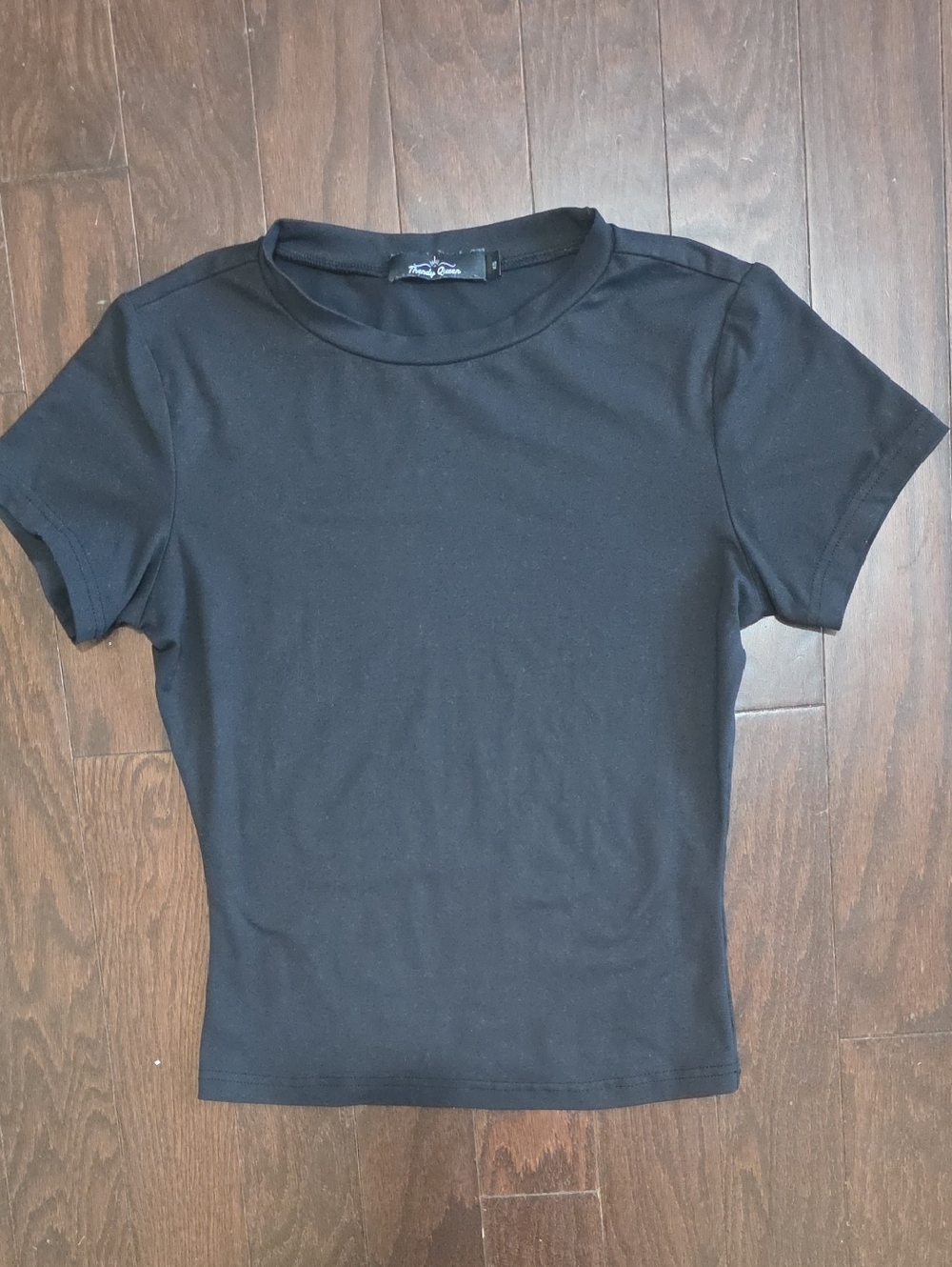 2 for $5 Trendy Queen Black Short Sleeve Tee
